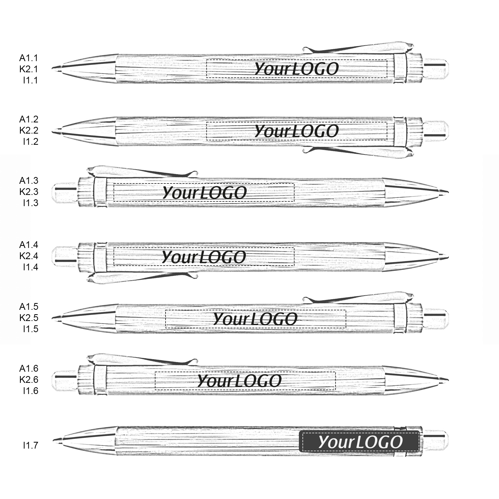 Gravírozott Bambusz golyóstoll - EcoBamboo – galéria